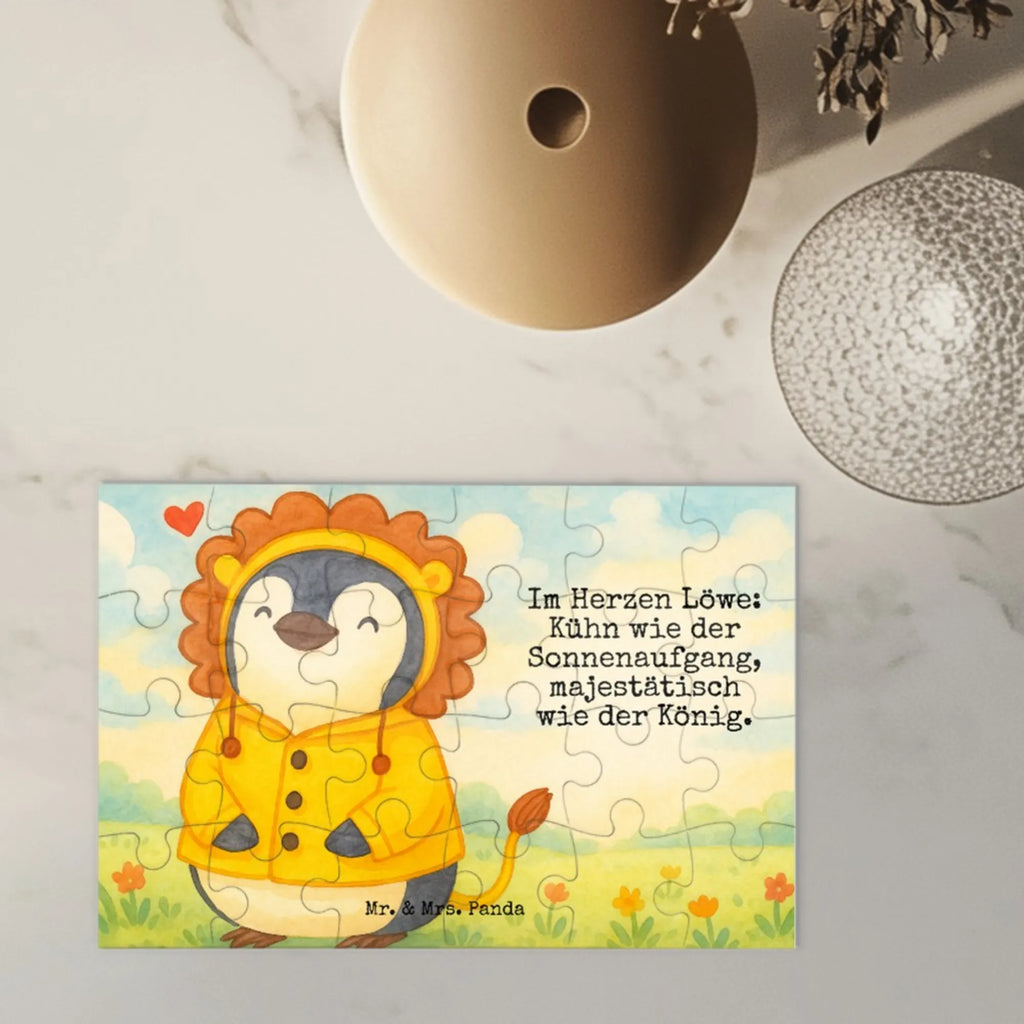 Puzzle Löwe Astrologie Design Puzzle, Tierkreiszeichen, Sternzeichen, Horoskop, Astrologie, Aszendent, Geburtstagsgeschenk, Geschenkidee zum Geburtstag, Sternzeichen Löwe, Löwe