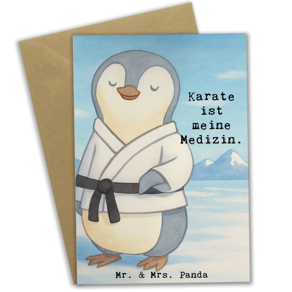 Grußkarte Pinguin Karate Design osterkarte, Grußkarte, vatertagskarte, neujahrskarte, dankeskarten, genesungskarte, spruchkarte, hochzeitskarten, Klappkarte, valentinstagskarte, weihnachtskarten, Grußkarten, jubiläumskarte, firmungskarte, osterkarten, einladungskarten, babykarte, Motivkarte, Beileidskarte, abiturkarte, Glückwunschkarte, glückwunschkarten, kommunionskarte, Geschenk, Schenken, Sport, Sportart, Hobby, Danke, Dankeschön, Auszeichnung, Gewinn, Sportler, Kampfkunst, Kampfsportart, Karate Verein, Karate, Selbstverteidigung