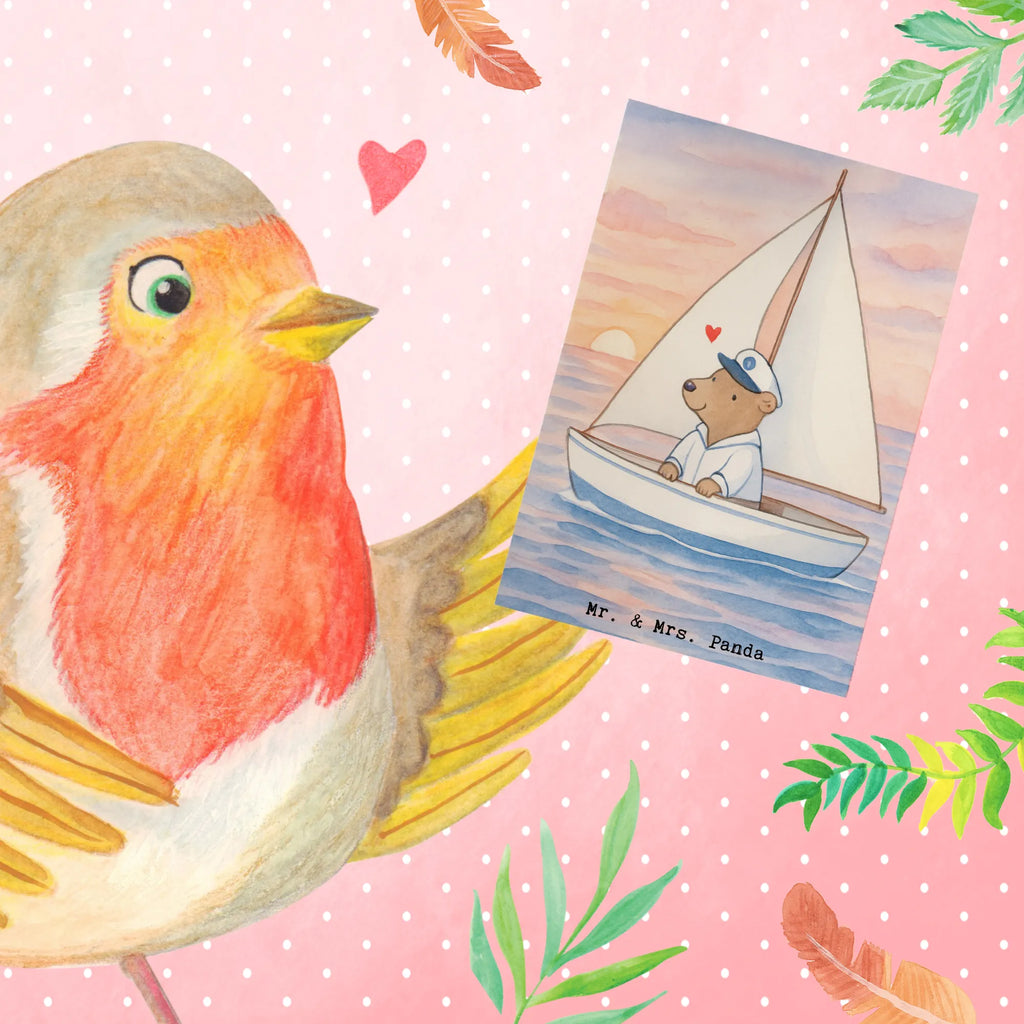 Grußkarte Bär Segeln Design Klappkarte, Hochzeitskarte, Geburtstagskarte, Einladungskarte, Ansichtskarten, Glückwunschkarte, Karte, Grußkarte, Geschenk, Sport, Sportart, Hobby, Schenken, Danke, Dankeschön, Auszeichnung, Gewinn, Sportler, Segelboot, Yachtclub, Segeltörn, Segelschule, segeln