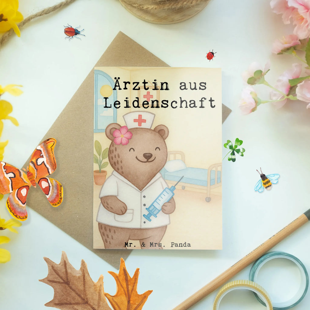 Grußkarte Ärztin Leidenschaft Design Klappkarte, Geburtstagskarte, Karte, Glückwunschkarte, Grußkarte, Hochzeitskarte, Ansichtskarten, Einladungskarte, Beruf, Ausbildung, Jubiläum, Abschied, Rente, Kollege, Kollegin, Geschenk, Schenken, Arbeitskollege, Mitarbeiter, Firma, Danke, Dankeschön, Hausärztin, Doktortitel, Arztpraxis, Doktorin, Ärztin, Medizinstudium, Medizinerin