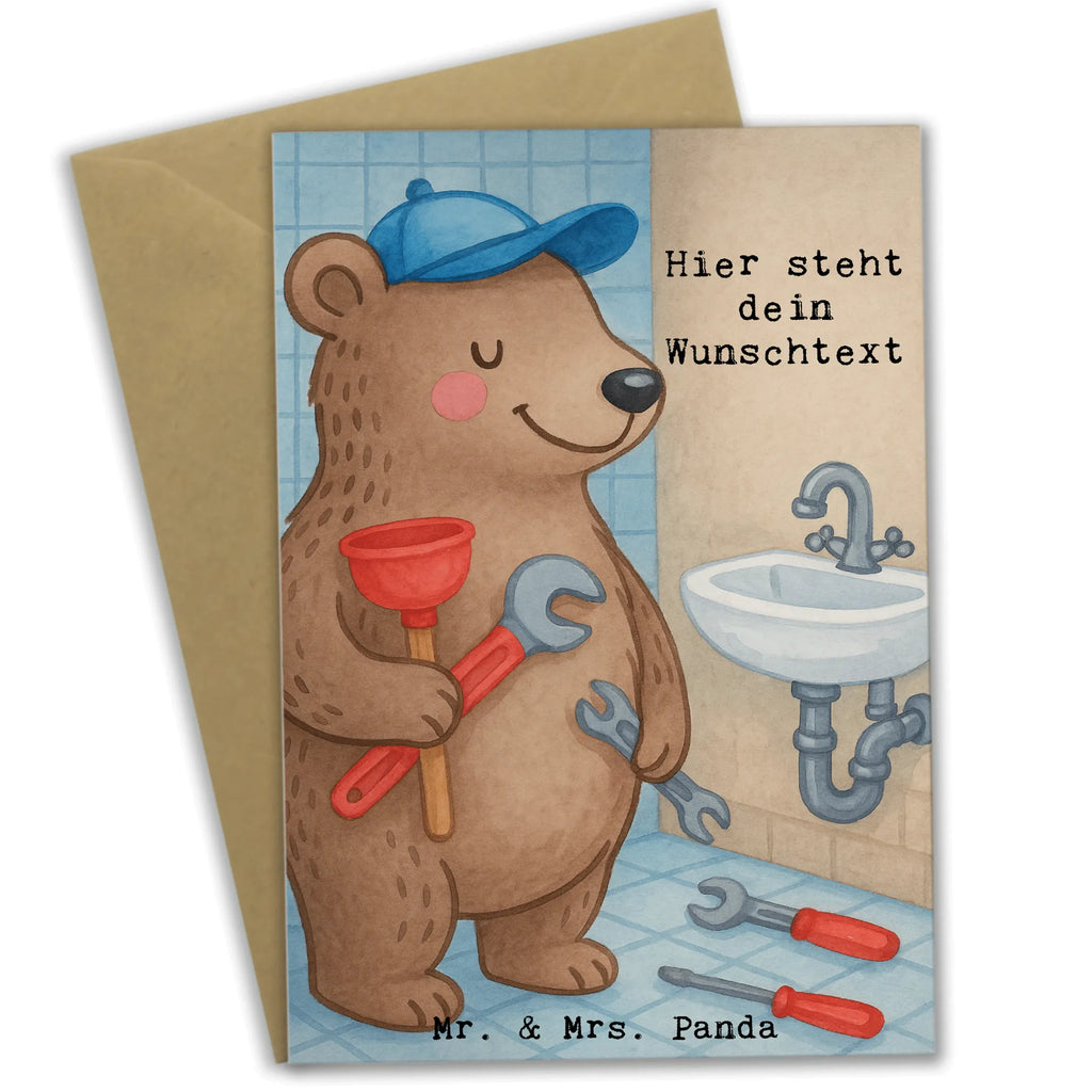 Personalisierte Grußkarte Klempner Leidenschaft Design Grußkarte selber drucken, Personalisierte Hochzeitskarte, Grußkarte selbst gestalten, Grußkarte mit Namen, Grußkarte mit persönlichen Nachrichten, Personalisierte Glückwunschkarte, Personalisierte Geburtstagskarte, Personalisierte Grußkarte, Personalisierte Karte, Personalisiertere Klappkarte, Personalisierte Einladungskarte, Grußkarte als Geldgeschenk, Grußkarten personalisiert, Beruf, Ausbildung, Jubiläum, Abschied, Rente, Kollege, Kollegin, Geschenk, Schenken, Arbeitskollege, Mitarbeiter, Firma, Danke, Dankeschön, Installateur, Fachbetrieb, Meister, Gesellenprüfung, Klempner, Handwerker, Bauklempner, Sanitärinstallationen