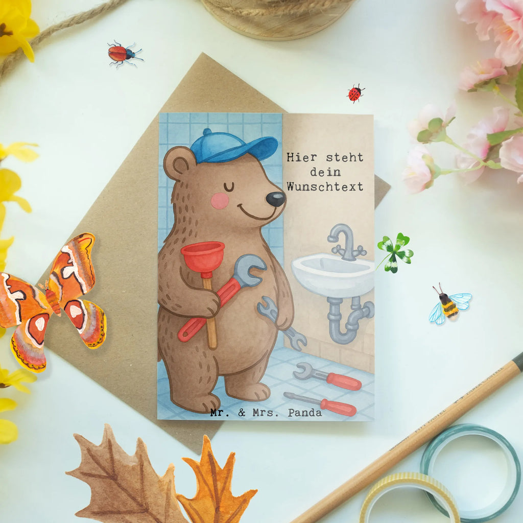 Personalisierte Grußkarte Klempner Leidenschaft Design Grußkarte selber drucken, Personalisierte Hochzeitskarte, Grußkarte selbst gestalten, Grußkarte mit Namen, Grußkarte mit persönlichen Nachrichten, Personalisierte Glückwunschkarte, Personalisierte Geburtstagskarte, Personalisierte Grußkarte, Personalisierte Karte, Personalisiertere Klappkarte, Personalisierte Einladungskarte, Grußkarte als Geldgeschenk, Grußkarten personalisiert, Beruf, Ausbildung, Jubiläum, Abschied, Rente, Kollege, Kollegin, Geschenk, Schenken, Arbeitskollege, Mitarbeiter, Firma, Danke, Dankeschön, Installateur, Fachbetrieb, Meister, Gesellenprüfung, Klempner, Handwerker, Bauklempner, Sanitärinstallationen