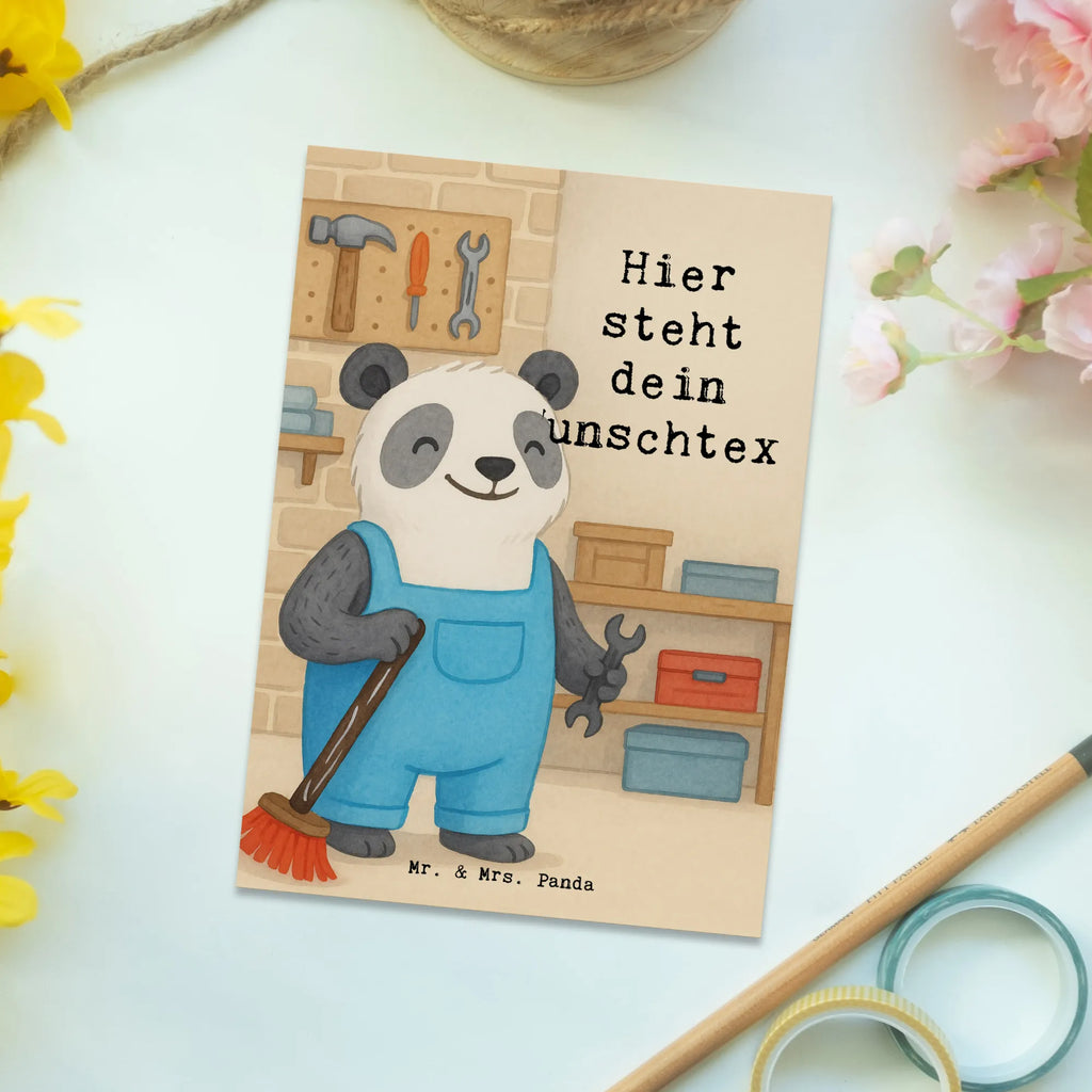 Personalisierte Postkarte Hausmeister Leidenschaft Design Ansichtskarte mit Namen, Postkarte mit Wunschtext, Einladung mit Namen, Postkarte bedrucken, Geschenkkarte mit Wunschtext, Karte mit Namen, Geschenkkarte mit Namen, Postkarte personalisierbar, Ansichtskarte mit Wunschtext, Karte mit Wunschtext, Grußkarte mit Namen, Postkarte mit Namen, Grußkarte mit Wunschtext, Einladung mit Wunschtext, Beruf, Ausbildung, Jubiläum, Abschied, Rente, Kollege, Kollegin, Geschenk, Schenken, Arbeitskollege, Mitarbeiter, Firma, Danke, Dankeschön, Concierge, Hausmeister, Hausverwalter, Facility Manager