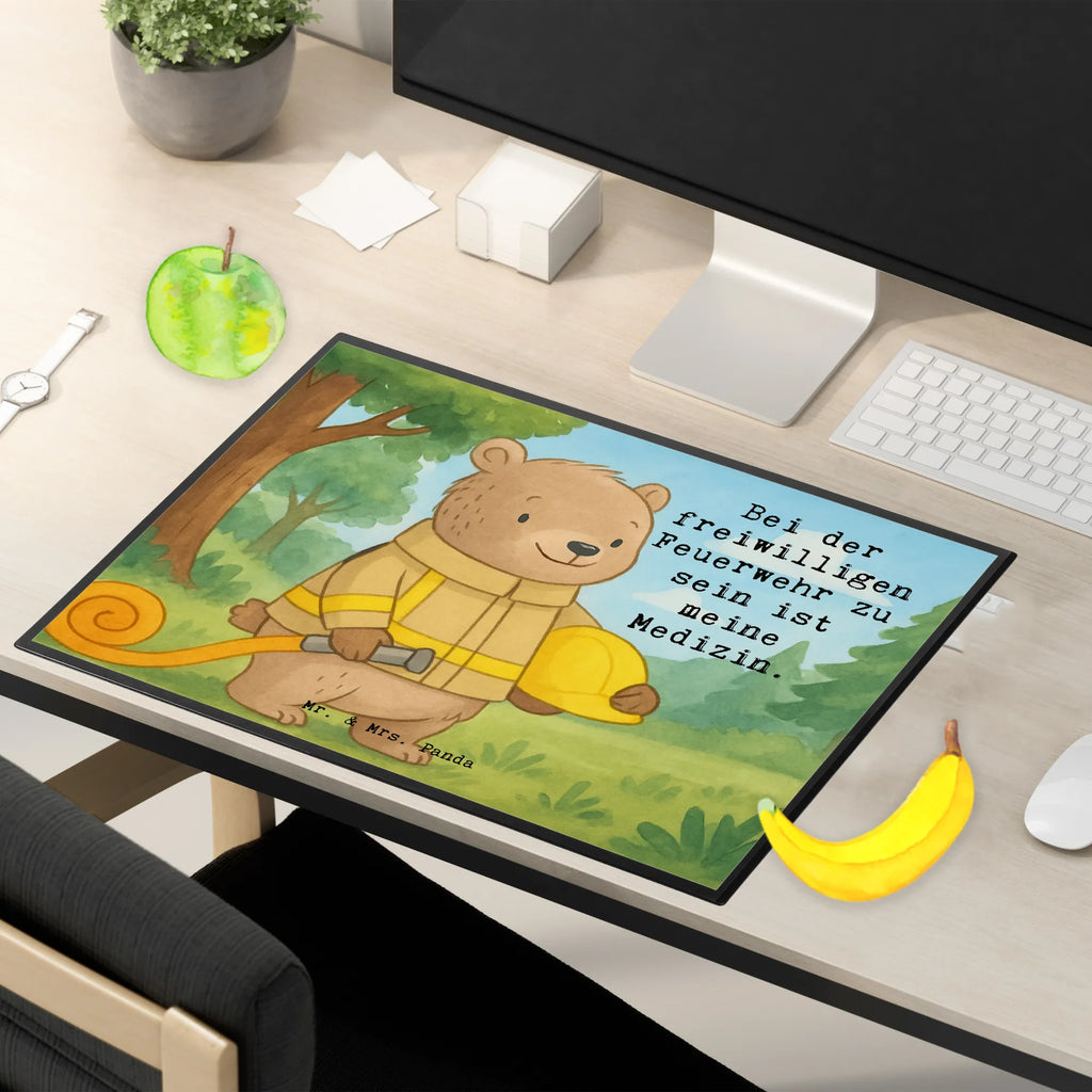 Schreibtischunterlage Bär Freiwillige Feuerwehr Design Schreibunterlage, Schreibwaren, Bürobedarf, Büroartikel, Schreibtisch Unterlagen, Schreibtischunterlage Groß, Schreibtischauflage, Geschenk, Sport, Sportart, Hobby, Schenken, Danke, Dankeschön, Auszeichnung, Gewinn, Sportler, Feuerwehrfest, Jugendfeuerwehr, Freiwillige Feuerwehr