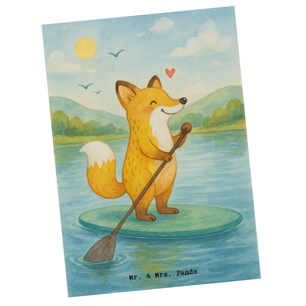 Postkarte Fuchs Stand Up Paddling Design Karte, Einladung Geburtstag, Einladung, Ansichtskarten, Grußkarte, Einladungskarte, Dankeskarte, Einladungskarten Geburtstag, Ansichtskarte, Geburtstagskarte, Postkarte, Geschenkkarte, Geschenk, Sport, Sportart, Hobby, Schenken, Danke, Dankeschön, Auszeichnung, Gewinn, Sportler, SUB, Paddle Boarding, Stand up paddle, Stand Up Paddling, subben