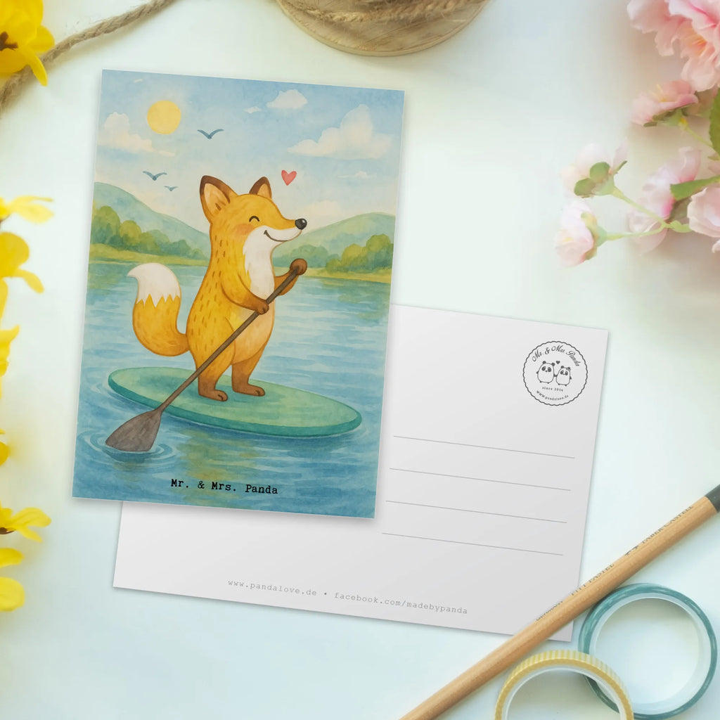 Postkarte Fuchs Stand Up Paddling Design Karte, Einladung Geburtstag, Einladung, Ansichtskarten, Grußkarte, Einladungskarte, Dankeskarte, Einladungskarten Geburtstag, Ansichtskarte, Geburtstagskarte, Postkarte, Geschenkkarte, Geschenk, Sport, Sportart, Hobby, Schenken, Danke, Dankeschön, Auszeichnung, Gewinn, Sportler, SUB, Paddle Boarding, Stand up paddle, Stand Up Paddling, subben