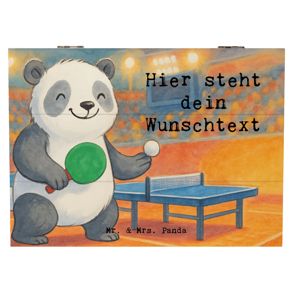 Personalisierte Holzkiste Panda Tischtennis Design Schatzkiste Personalisiert, Schatulle mit Namen, Truhe Personalisiert, mit Namen, Erinnerungskiste, Schatzkiste mit Namen, Holzkiste mit Namen, Aufbewahrungsbox Personalisiert, GEschenkdose personalisiert, Dekokiste Personalisiert, Schatulle Personalisiert, Erinnerungsbox Personalisiert, Kiste Personalisiert, Geschenkbox personalisiert, Erinnerungskiste Personalisiert, Truhe mit Namen, Erinnerungsbox mit Namen, Dekokiste mit Namen, Aufbewahrungsbox mit Namen, Holzkiste Personalisiert, Kiste mit Namen, Geschenk, Sport, Sportart, Hobby, Schenken, Danke, Dankeschön, Auszeichnung, Gewinn, Sportler, Ballsport, Tischtennis Verein, Tischtennis Bund, Tischtennis