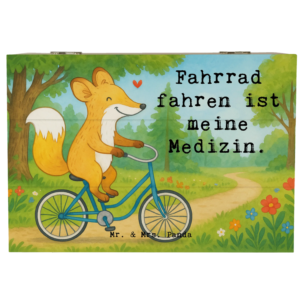 Holzkiste Fuchs Fahrrad fahren Design Geschenkbox, Schatzkiste, Kiste, Truhe, Dekokiste, Aufbewahrungsbox, Erinnerungskiste, Schatulle, Holzkiste, Geschenkdose, XXL, Erinnerungsbox, Geschenk, Sport, Sportart, Hobby, Schenken, Danke, Dankeschön, Auszeichnung, Gewinn, Sportler, Radeln, Fahrrad fahren, Mountainbiking, Radsport, Trekking