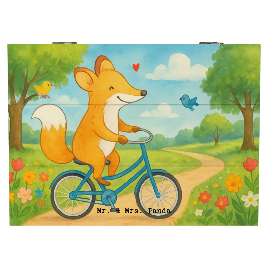 Holzkiste Fuchs Fahrrad fahren Design Geschenkbox, Schatzkiste, Kiste, Truhe, Dekokiste, Aufbewahrungsbox, Erinnerungskiste, Schatulle, Holzkiste, Geschenkdose, XXL, Erinnerungsbox, Geschenk, Sport, Sportart, Hobby, Schenken, Danke, Dankeschön, Auszeichnung, Gewinn, Sportler, Radeln, Fahrrad fahren, Mountainbiking, Radsport, Trekking