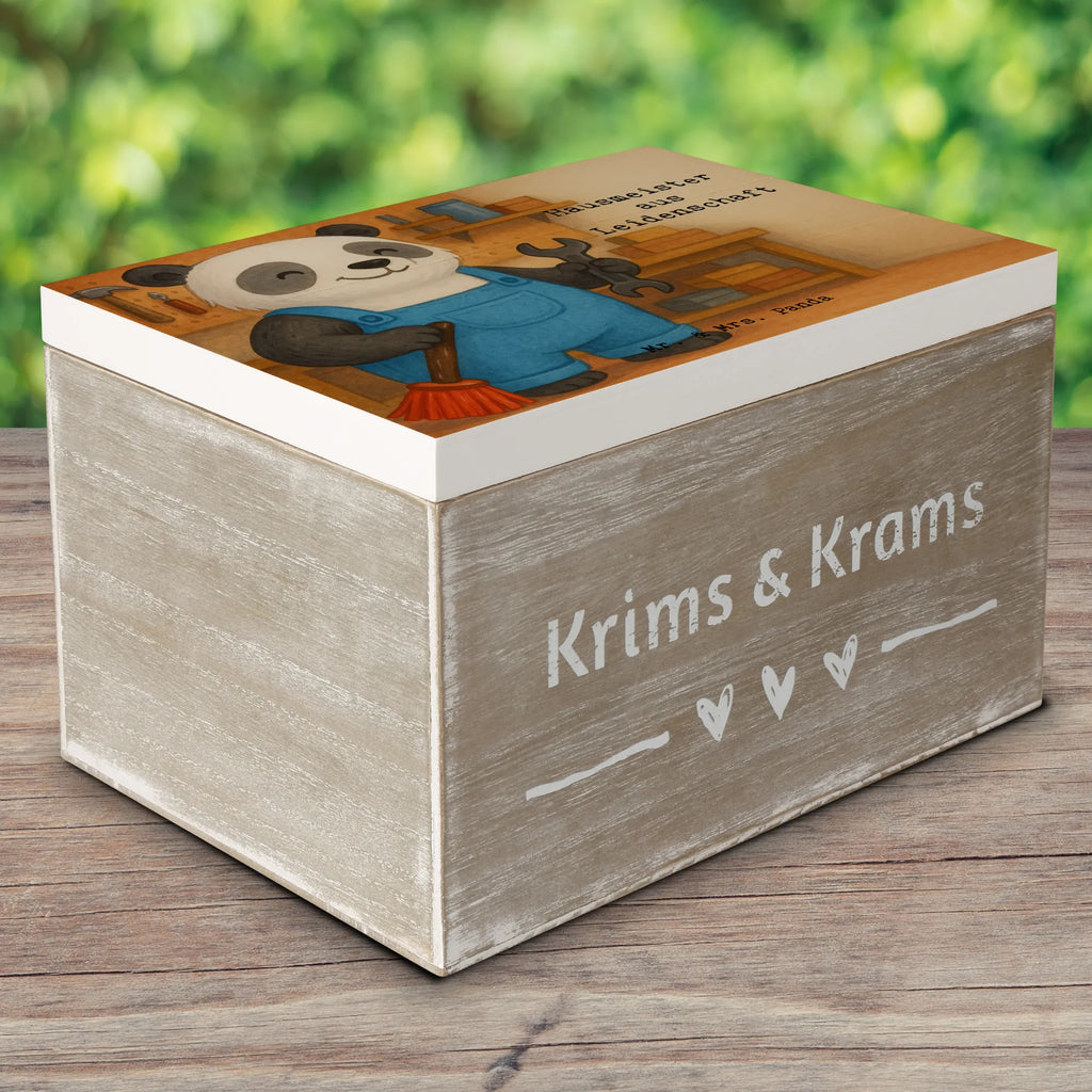 Holzkiste Hausmeister Leidenschaft Design Erinnerungsbox, Schatulle, Holzkiste, Geschenkbox, Truhe, Erinnerungskiste, XXL, Kiste, Dekokiste, Aufbewahrungsbox, Schatzkiste, Geschenkdose, Beruf, Ausbildung, Jubiläum, Abschied, Rente, Kollege, Kollegin, Geschenk, Schenken, Arbeitskollege, Mitarbeiter, Firma, Danke, Dankeschön, Hausverwalter, Concierge, Hausmeister, Facility Manager