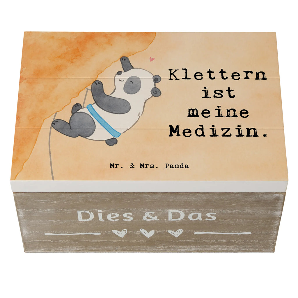 Holzkiste Panda Klettern Design Schatulle, Schatzkiste, Erinnerungsbox, Dekokiste, Aufbewahrungsbox, Kiste, Geschenkbox, Holzkiste, Geschenkdose, Truhe, Erinnerungskiste, XXL, Geschenk, Sport, Sportart, Hobby, Schenken, Danke, Dankeschön, Auszeichnung, Gewinn, Sportler, Klettersport, Klettern, Kletterhalle, Bouldern