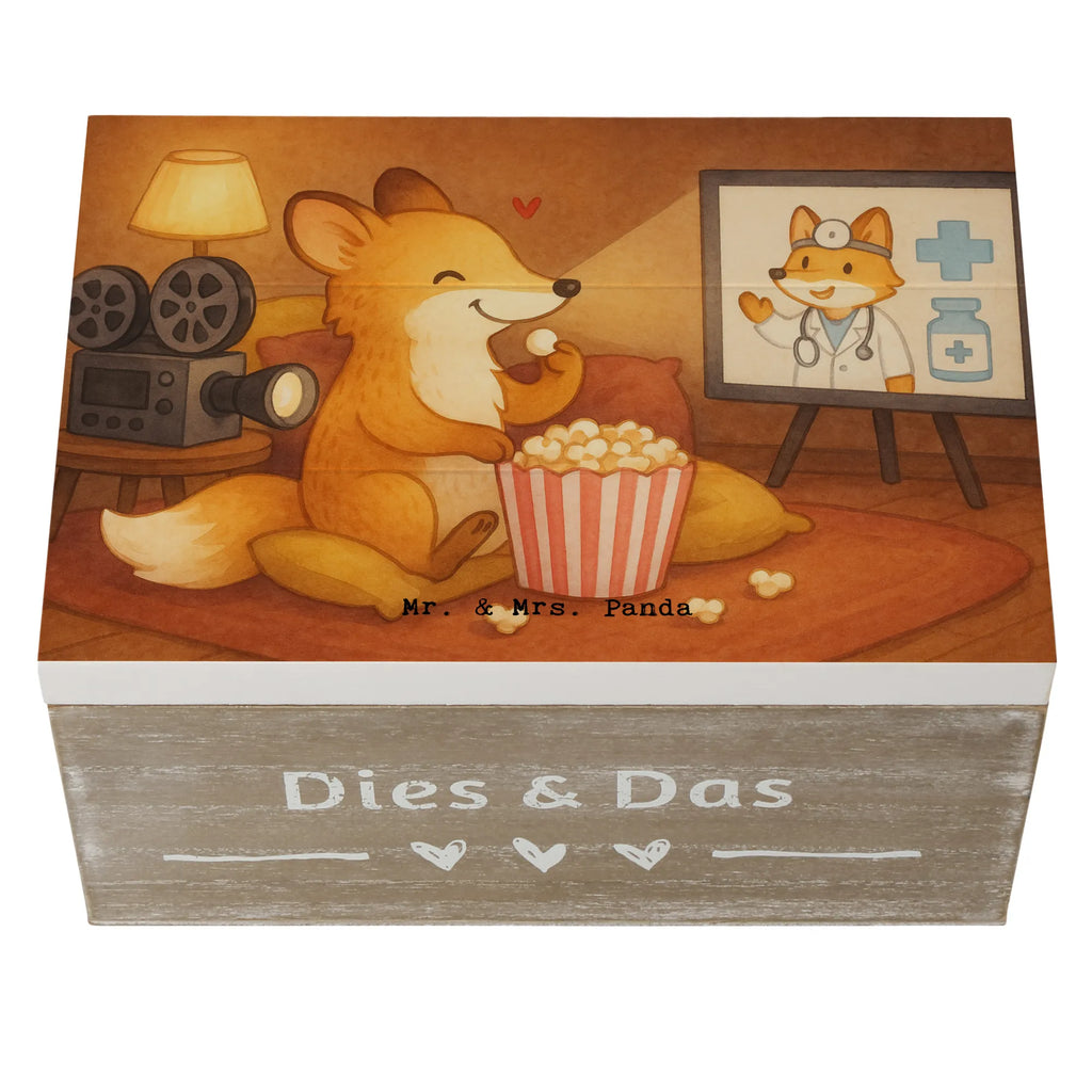Holzkiste Fuchs Filme gucken Design XXL, Geschenkdose, Erinnerungskiste, Dekokiste, Aufbewahrungsbox, Schatulle, Erinnerungsbox, Truhe, Geschenkbox, Holzkiste, Schatzkiste, Kiste, Geschenk, Sport, Sportart, Hobby, Schenken, Danke, Dankeschön, Auszeichnung, Gewinn, Sportler, Kino, TV, Fernsehen, Filme gucken, Filmabend