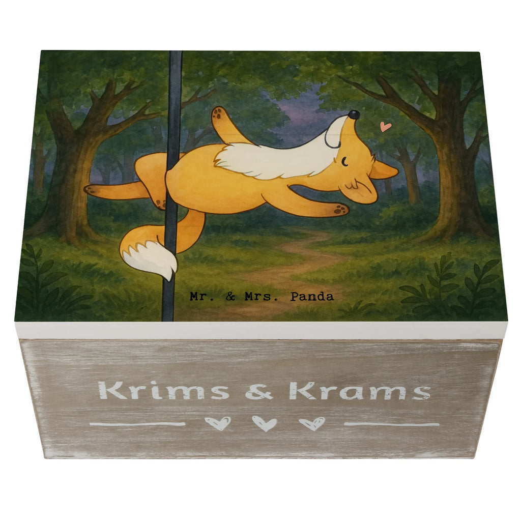 Holzkiste Fuchs Poledance Design Schatzkiste, Kiste, Aufbewahrungsbox, Erinnerungsbox, Geschenkdose, XXL, Erinnerungskiste, Dekokiste, Geschenkbox, Holzkiste, Schatulle, Truhe, Geschenk, Sport, Sportart, Hobby, Schenken, Danke, Dankeschön, Auszeichnung, Gewinn, Sportler, Tanzen, Tanz, Pole Dance