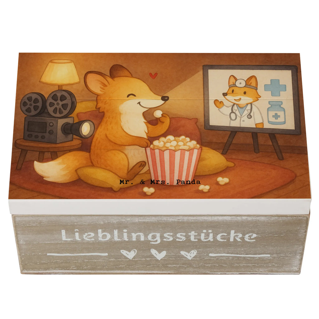 Holzkiste Fuchs Filme gucken Design XXL, Geschenkdose, Erinnerungskiste, Dekokiste, Aufbewahrungsbox, Schatulle, Erinnerungsbox, Truhe, Geschenkbox, Holzkiste, Schatzkiste, Kiste, Geschenk, Sport, Sportart, Hobby, Schenken, Danke, Dankeschön, Auszeichnung, Gewinn, Sportler, Kino, TV, Fernsehen, Filme gucken, Filmabend