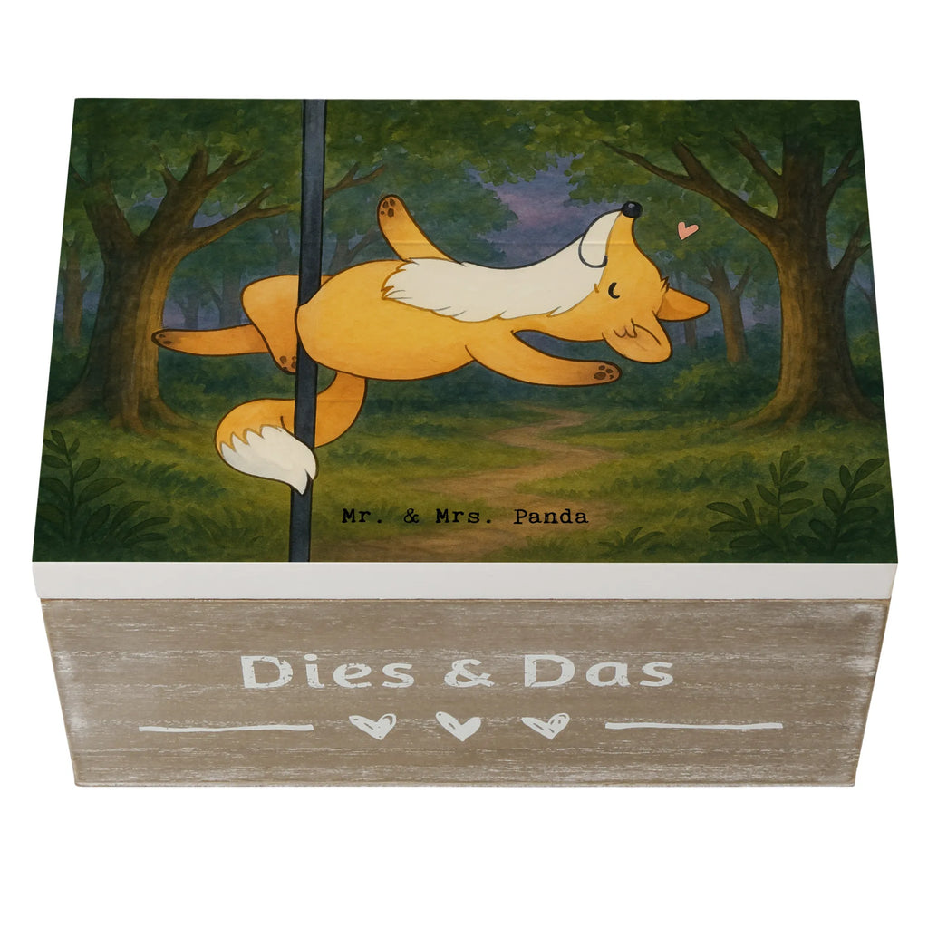 Holzkiste Fuchs Poledance Design Schatzkiste, Kiste, Aufbewahrungsbox, Erinnerungsbox, Geschenkdose, XXL, Erinnerungskiste, Dekokiste, Geschenkbox, Holzkiste, Schatulle, Truhe, Geschenk, Sport, Sportart, Hobby, Schenken, Danke, Dankeschön, Auszeichnung, Gewinn, Sportler, Tanzen, Tanz, Pole Dance