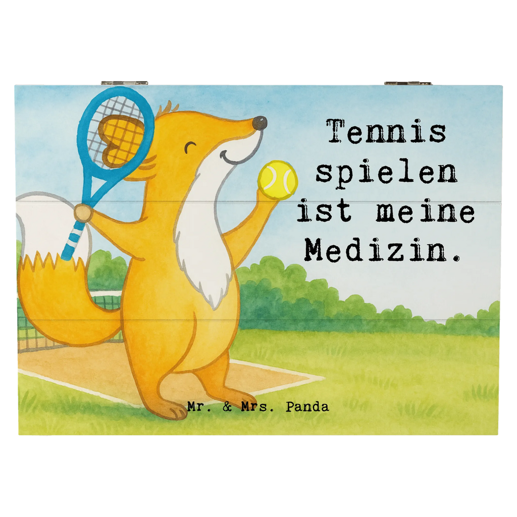 Holzkiste Fuchs Tennis spielen Design Holzkiste, Geschenkbox, Dekokiste, Geschenkdose, XXL, Erinnerungskiste, Aufbewahrungsbox, Kiste, Schatulle, Erinnerungsbox, Truhe, Schatzkiste, Geschenk, Sport, Sportart, Hobby, Schenken, Danke, Dankeschön, Auszeichnung, Gewinn, Sportler, Ballsportart, Tennisverein, Tennis Turnier, Tennisclub, Tennis spielen