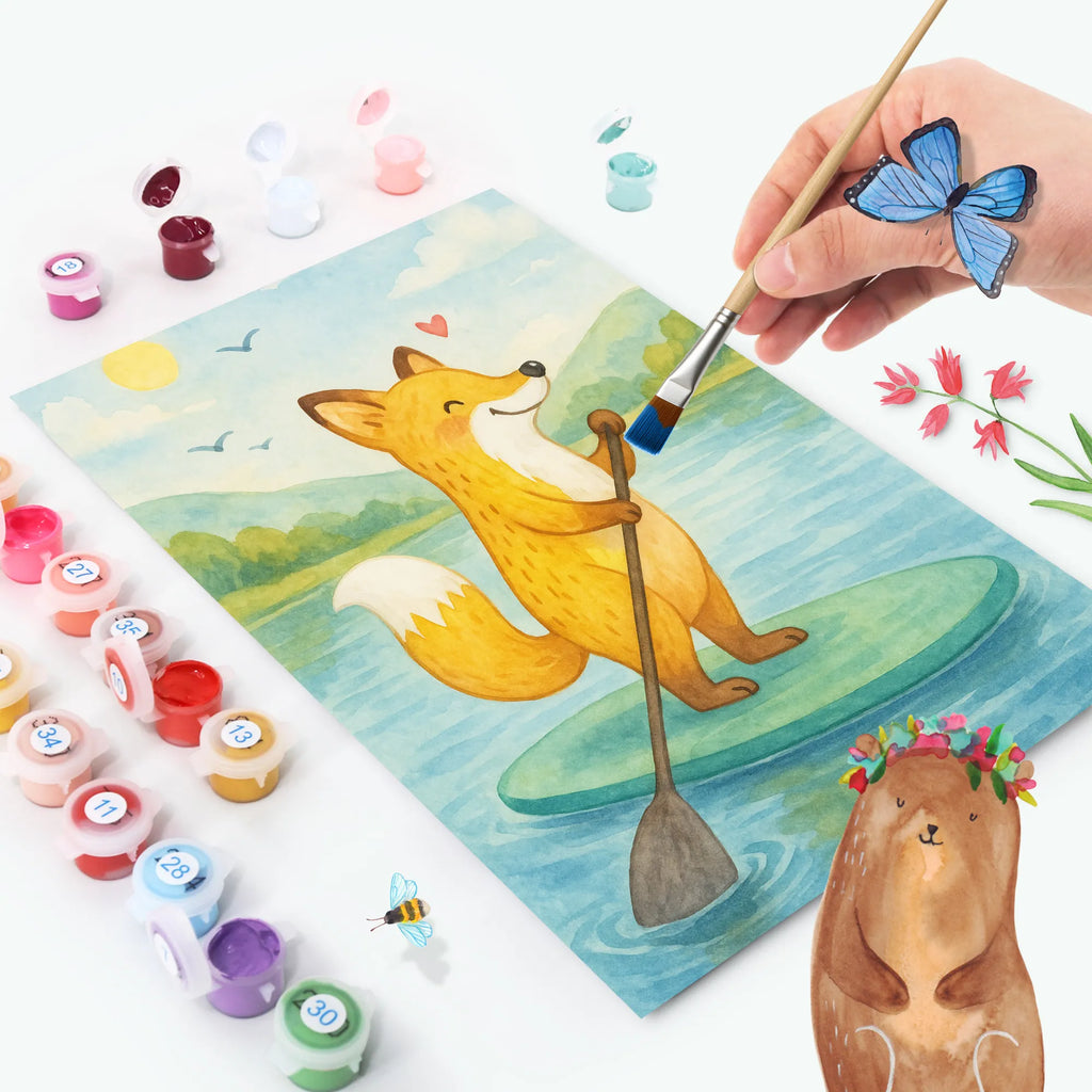 Paint by Numbers Fox Stand up paddling Design Malen nach Zahlen, Kreativität, Ausmalbild, Kunstwerk, Malen, Baseln, DIY, Künstler, Bastelidee, Geschenk, Sport, Sportart, Hobby, Schenken, Danke, Dankeschön, Auszeichnung, Gewinn, Sportler, Stand Up Paddling, subben, SUB, Paddle Boarding, Stand up paddle