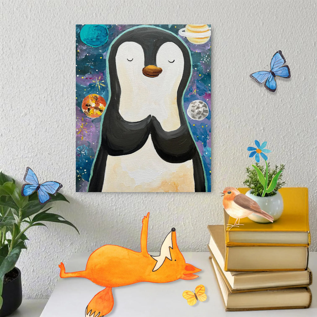 Malen nach Zahlen Pinguin Universum Design Kunstwerk, Malen, Baseln, Kreativität, DIY, Bastelidee, Ausmalbild, Künstler, Malen nach Zahlen, Pinguin