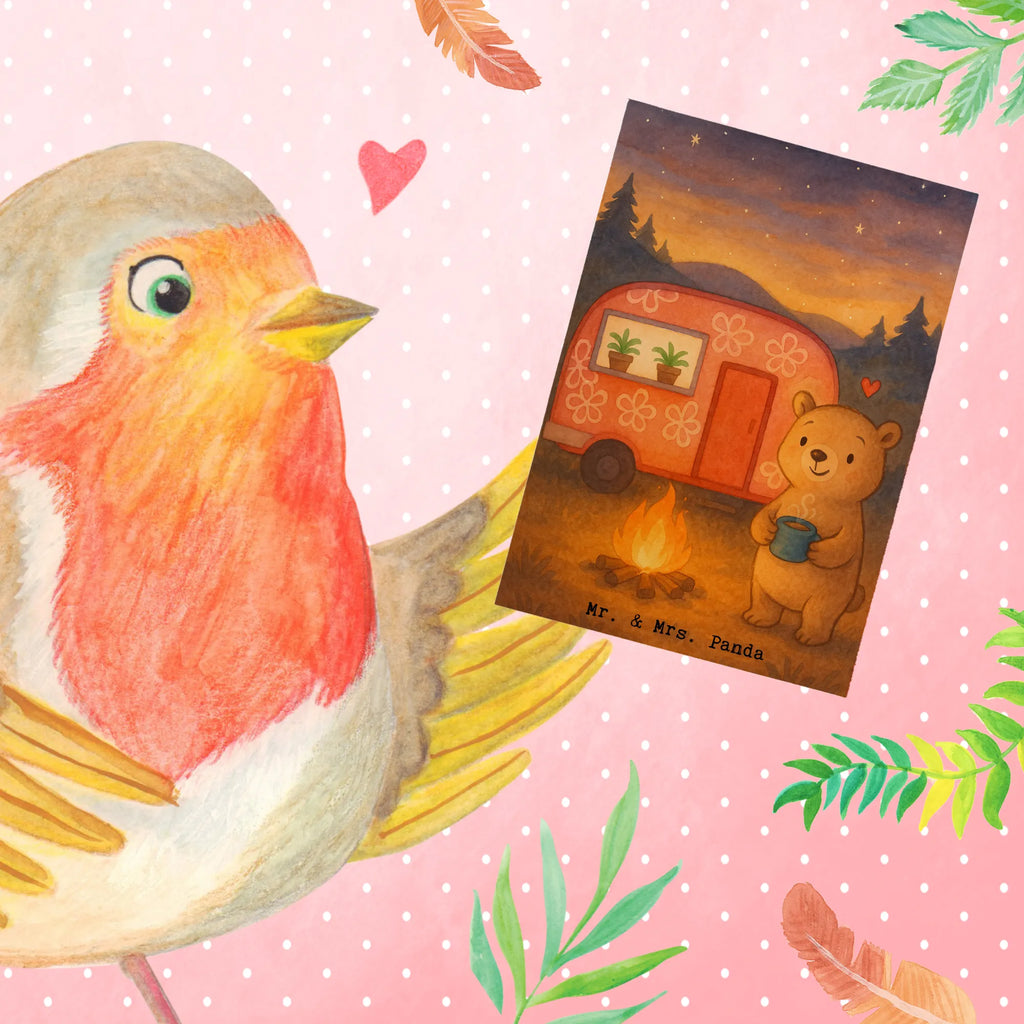 Grußkarte Bär Camper Design Einladungskarte, Ansichtskarten, Klappkarte, Glückwunschkarte, Karte, Geburtstagskarte, Grußkarte, Hochzeitskarte, Geschenk, Sport, Sportart, Hobby, Schenken, Danke, Dankeschön, Auszeichnung, Gewinn, Sportler, Urlaub, Campen, Zelten, Roadtrip, Wohnmobil, Camper, Campingplatz