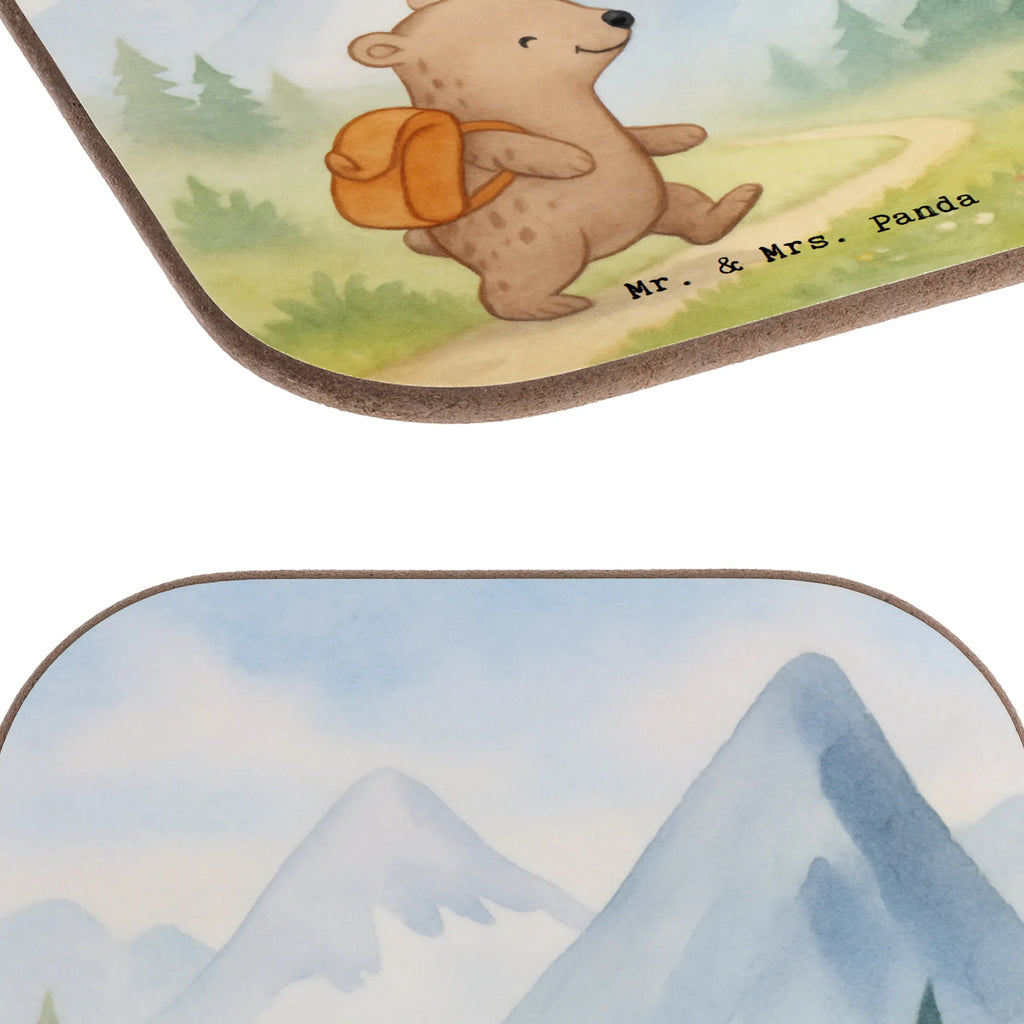 Untersetzer Bär Bergsteigen Design