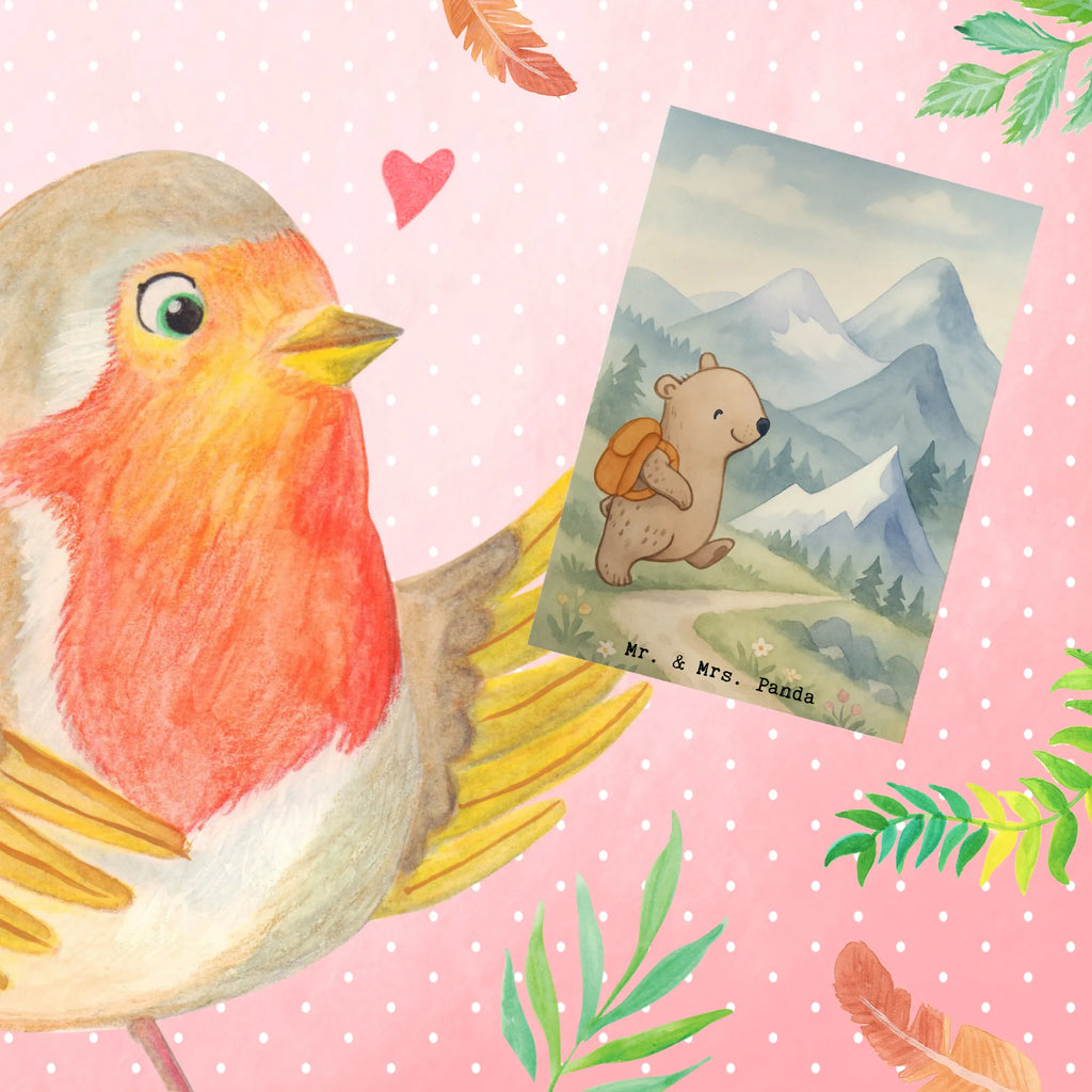 Grußkarte Bär Bergsteigen Design Einladungskarte, Klappkarte, Ansichtskarten, Glückwunschkarte, Karte, Grußkarte, Geburtstagskarte, Hochzeitskarte, Geschenk, Sport, Sportart, Hobby, Schenken, Danke, Dankeschön, Auszeichnung, Gewinn, Sportler, Bergsport, wandern, Alpinismus, Bergsteigen, Alpinwandern, Trekking