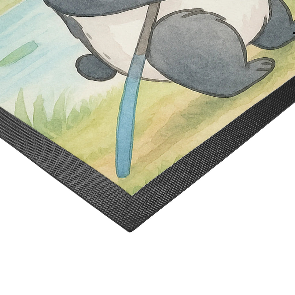 Fußmatte Panda Angeln Design Schmutzfänger, Fußmatte außen, Fußabtreter, Vorleger, Schmutzfangteppich, Fußmatte innen, Türvorleger, Fußabtreter außen, Fussmatten, Gummi Matte, Motivfußmatte, Fußabstreifer außen, Fußmatte außen wetterfest, Schmutzfangmatte waschbar, Fußmatte waschbar, Haustürmatte, Matte, Schmutzmatte, Eingangsteppich, Türmatte, Schmutzfangmatte, Fußmatten, Fußabstreifer, Sauberlaufmatte, Fußmatte outdoor, Fussmatten online, Gummimatte, Geschenk, Sport, Sportart, Hobby, Schenken, Danke, Dankeschön, Auszeichnung, Gewinn, Sportler, angeln, Hobbyangler, Angelsport, angeln gehen, Angler, Angelverein
