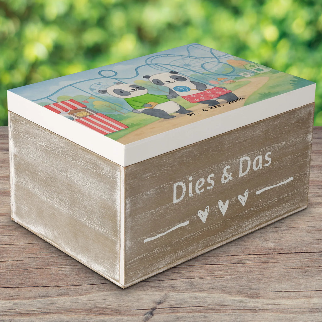 Holzkiste Pandas Freizeitpark besuchen Design Dekokiste, XXL, Schatulle, Schatzkiste, Holzkiste, Geschenkbox, Erinnerungskiste, Kiste, Erinnerungsbox, Aufbewahrungsbox, Truhe, Geschenkdose, Geschenk, Sport, Sportart, Hobby, Schenken, Danke, Dankeschön, Auszeichnung, Gewinn, Sportler, Freizeitpark besuchen, Achterbahn fahren