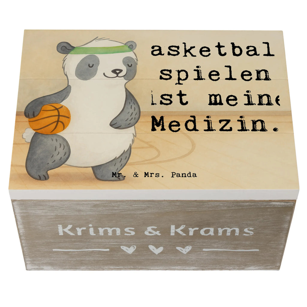 Holzkiste Panda Basketball Design Erinnerungskiste, Dekokiste, Schatulle, Geschenkdose, Schatzkiste, Holzkiste, Erinnerungsbox, Truhe, Aufbewahrungsbox, Geschenkbox, Kiste, XXL, Geschenk, Sport, Sportart, Hobby, Schenken, Danke, Dankeschön, Auszeichnung, Gewinn, Sportler, Basketballplatz, Basketball Verband, Basketball, Basketball Verein