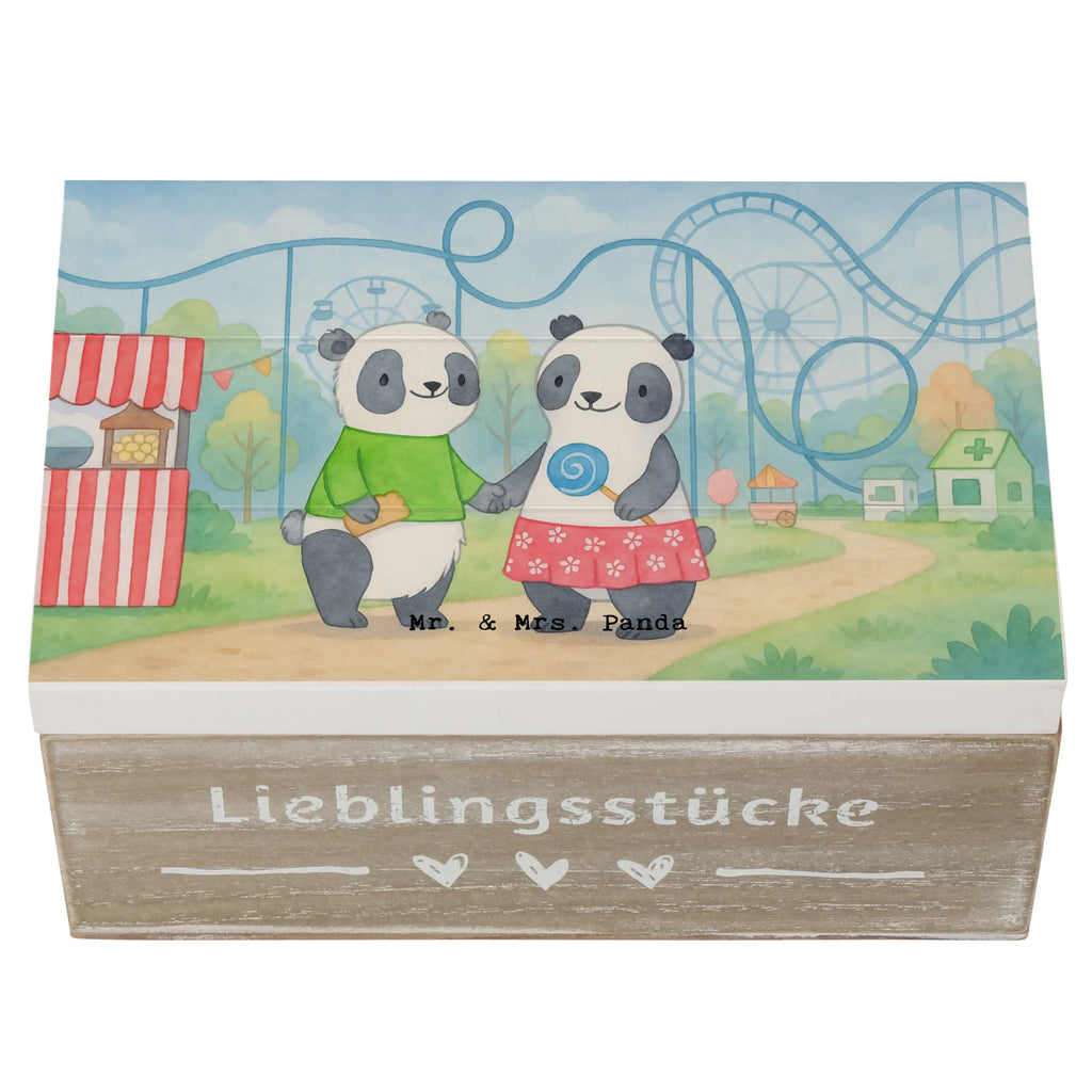 Holzkiste Pandas Freizeitpark besuchen Design Dekokiste, XXL, Schatulle, Schatzkiste, Holzkiste, Geschenkbox, Erinnerungskiste, Kiste, Erinnerungsbox, Aufbewahrungsbox, Truhe, Geschenkdose, Geschenk, Sport, Sportart, Hobby, Schenken, Danke, Dankeschön, Auszeichnung, Gewinn, Sportler, Freizeitpark besuchen, Achterbahn fahren