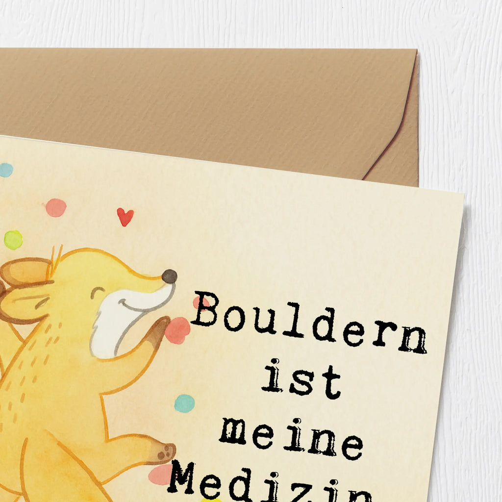 Deluxe Karte Fuchs Bouldern Design Grußkarte, Klappkarte, Geburtstagskarte, Hochwertige Klappkarte, Glückwunschkarte, Hochwertige Grußkarte, Hochzeitskarte, Karte, Einladungskarte, Geschenk, Sport, Sportart, Hobby, Schenken, Danke, Dankeschön, Auszeichnung, Gewinn, Sportler, Boulderhalle, Kletterhalle, Klettern, bouldern