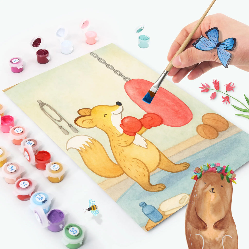 Malowanie według numerów lis Boks Design Bastelidee, Malen nach Zahlen, Ausmalbild, Kreativität, Kunstwerk, Malen, Baseln, Künstler, DIY, Geschenk, Sport, Sportart, Hobby, Schenken, Danke, Dankeschön, Auszeichnung, Gewinn, Sportler, Boxen, Boxkampf, Boxtraining