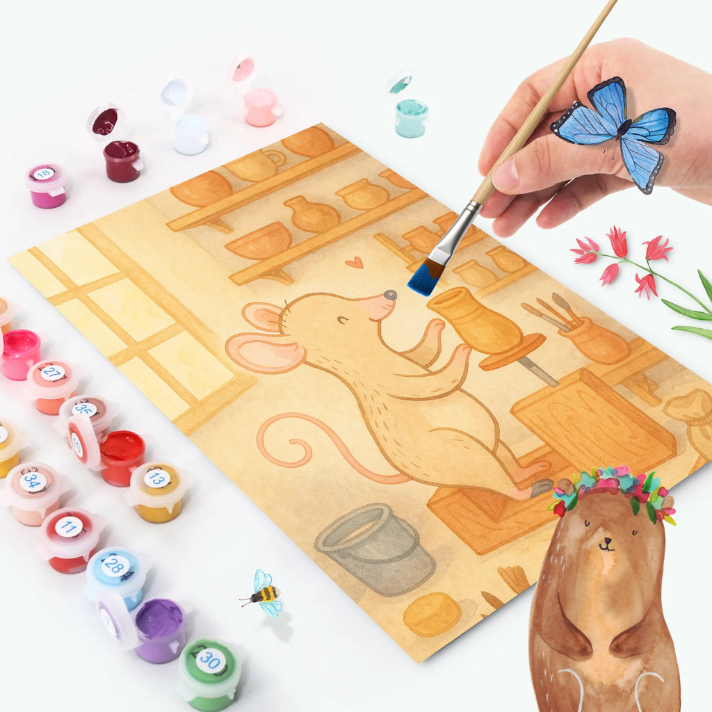 Malowanie według numerów mysz garncarstwo Design Kreativität, Kunstwerk, Ausmalbild, Malen nach Zahlen, Malen, Künstler, Baseln, Bastelidee, DIY, Geschenk, Sport, Sportart, Hobby, Schenken, Danke, Dankeschön, Auszeichnung, Gewinn, Sportler, Töpfern, Töpferkurs, Töpferei