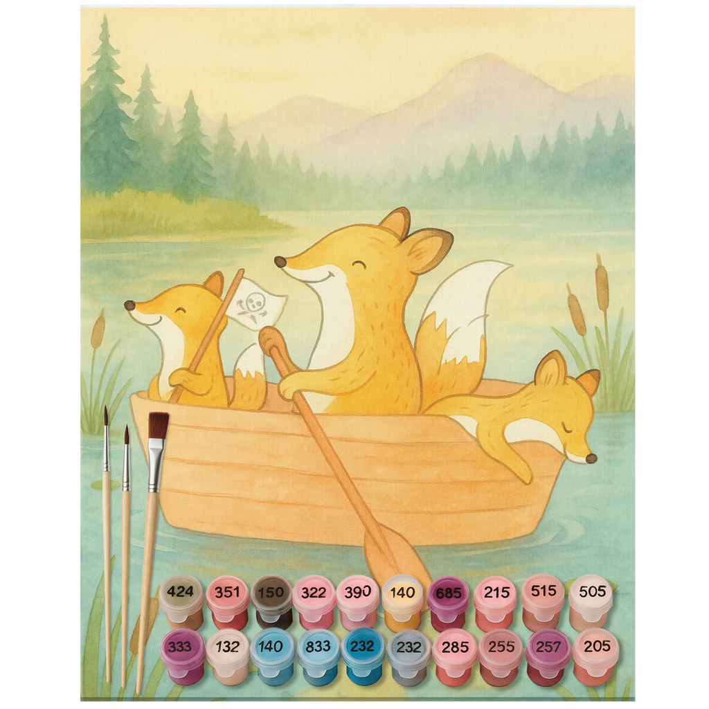 Malowanie według numerów lis Kajakarstwo Design Kunstwerk, Künstler, Bastelidee, Malen, Kreativität, Ausmalbild, DIY, Baseln, Malen nach Zahlen, Geschenk, Sport, Sportart, Hobby, Schenken, Danke, Dankeschön, Auszeichnung, Gewinn, Sportler, Paddeltour, Kanu Schule, Kanuverleih, Kanutour, Kanu fahren