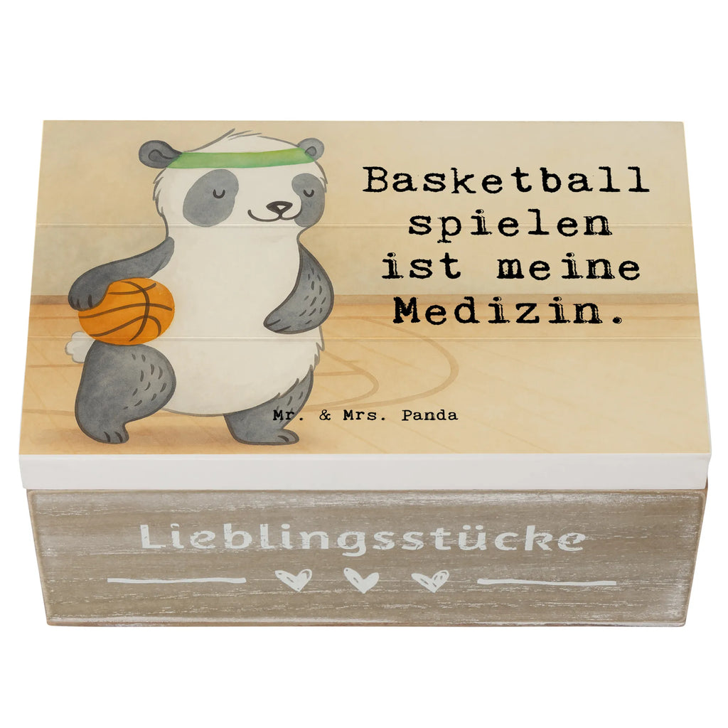 Holzkiste Panda Basketball Design Erinnerungskiste, Dekokiste, Schatulle, Geschenkdose, Schatzkiste, Holzkiste, Erinnerungsbox, Truhe, Aufbewahrungsbox, Geschenkbox, Kiste, XXL, Geschenk, Sport, Sportart, Hobby, Schenken, Danke, Dankeschön, Auszeichnung, Gewinn, Sportler, Basketballplatz, Basketball Verband, Basketball, Basketball Verein