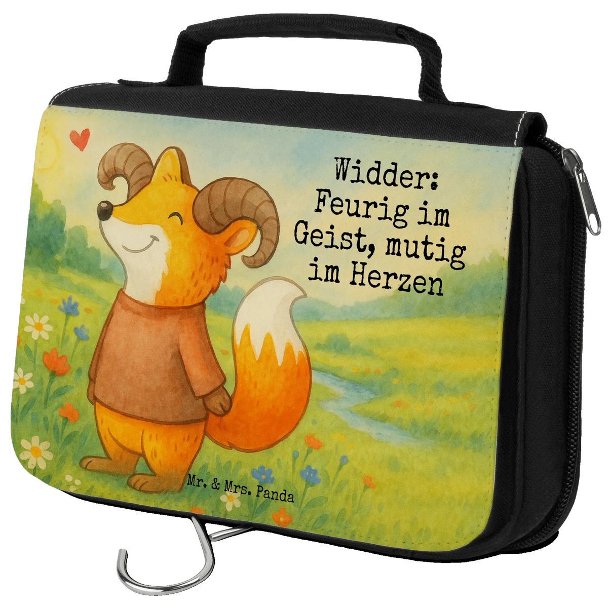 Kulturbeutel Widder Astologie Design Reise-Kulturtasche, Toilettentasche, Waschbeutel, Kosmetiktasche, kosmetiktäschchen, Kulturtasche, Kulturbeutel, Kosmetikbeutel, duschbeutel, hygienetasche, Schminkbeutel, Reisebeutel, beauty case, beautycase, Schminktasche, Necessaire, Waschtasche, kulturtäschchen, Make-Up Tasche, hygienebeutel, badtasche, Sternzeichen, Tierkreiszeichen, Horoskop, Astrologie, Aszendent, Widder, Geschenk, Geburtstagsgeschenk