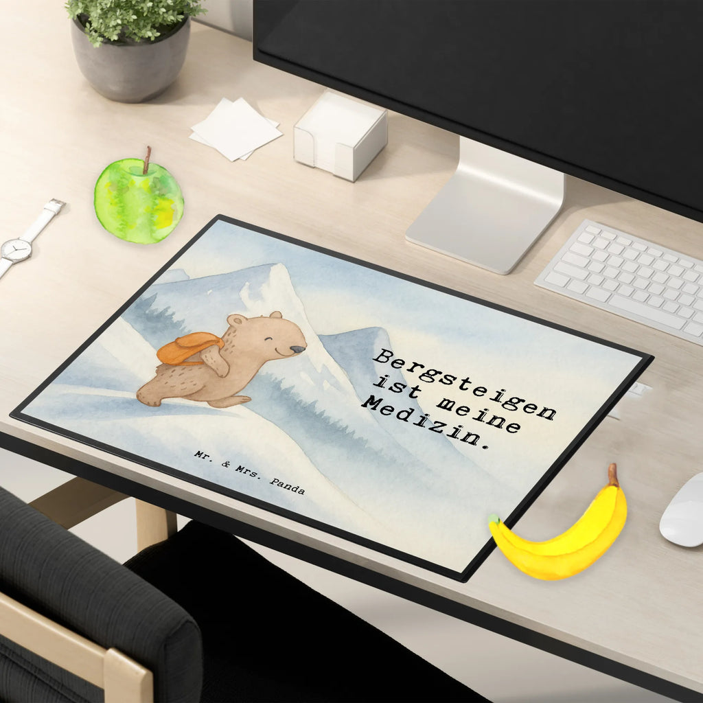 Schreibtischunterlage Bär Bergsteigen Design Schreibwaren, Schreibtischauflage, Schreibtisch Unterlagen, Schreibtischunterlage Groß, Schreibunterlage, Büroartikel, Bürobedarf, Geschenk, Sport, Sportart, Hobby, Schenken, Danke, Dankeschön, Auszeichnung, Gewinn, Sportler, Alpinismus, Alpinwandern, wandern, Bergsteigen, Trekking, Bergsport