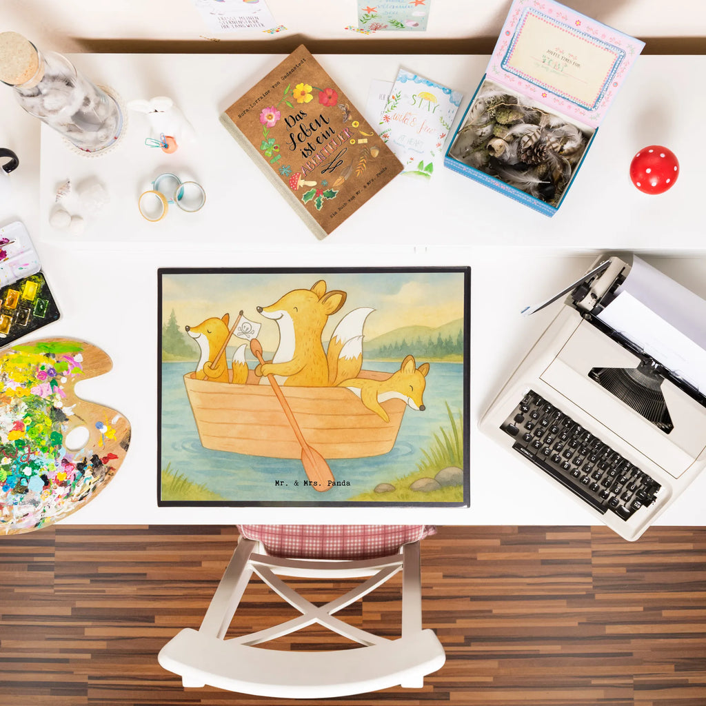 Schreibtischunterlage Fuchs Kanufahren Design Bürobedarf, Schreibunterlage, Schreibtischunterlage Groß, Schreibtischauflage, Schreibtisch Unterlagen, Schreibwaren, Büroartikel, Geschenk, Sport, Sportart, Hobby, Schenken, Danke, Dankeschön, Auszeichnung, Gewinn, Sportler, Kanu Schule, Kanu fahren, Paddeltour, Kanutour, Kanuverleih