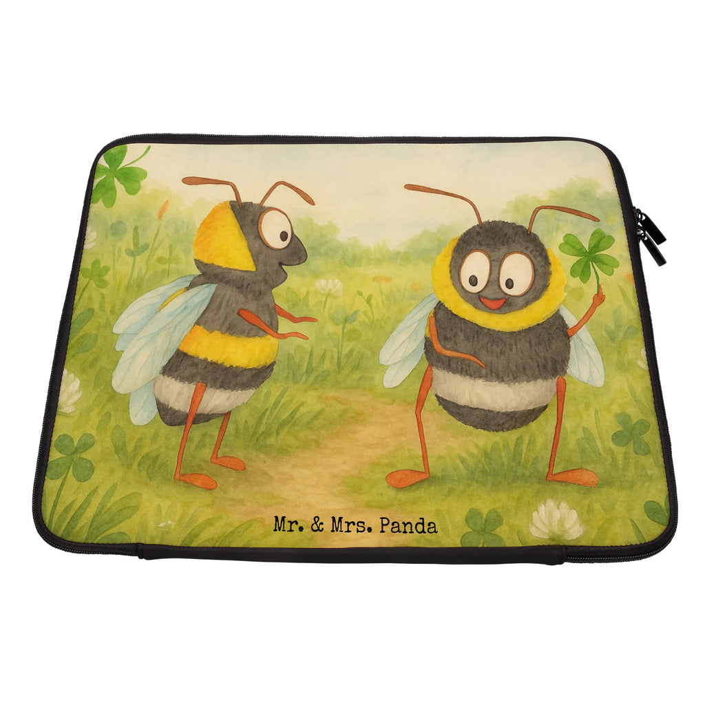 Notebook Tasche Hummeln Kleeblatt Design