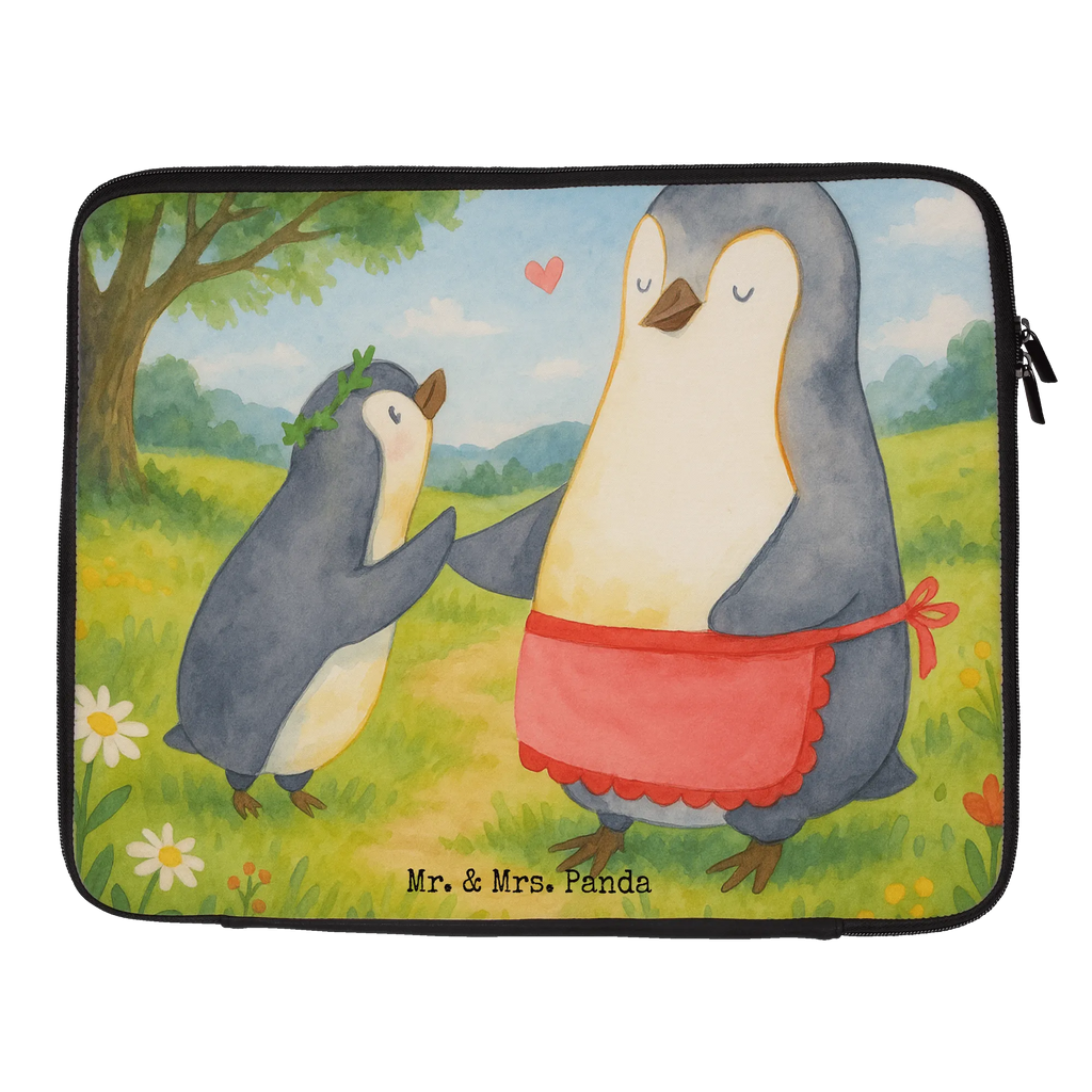 Notebook Tasche Pinguin mit Kind Design