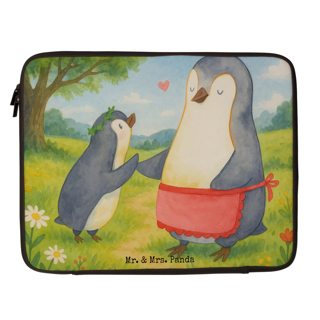 Notebook Tasche Pinguin mit Kind Design