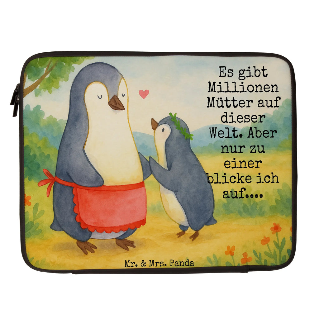 Notebook Tasche Pinguin mit Kind Design