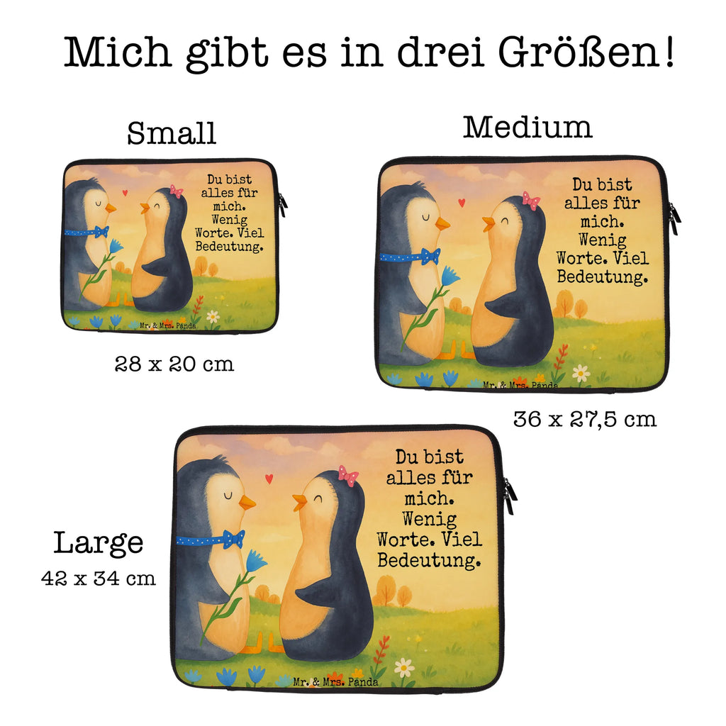 Notebook Tasche Pinguin Pärchen Design