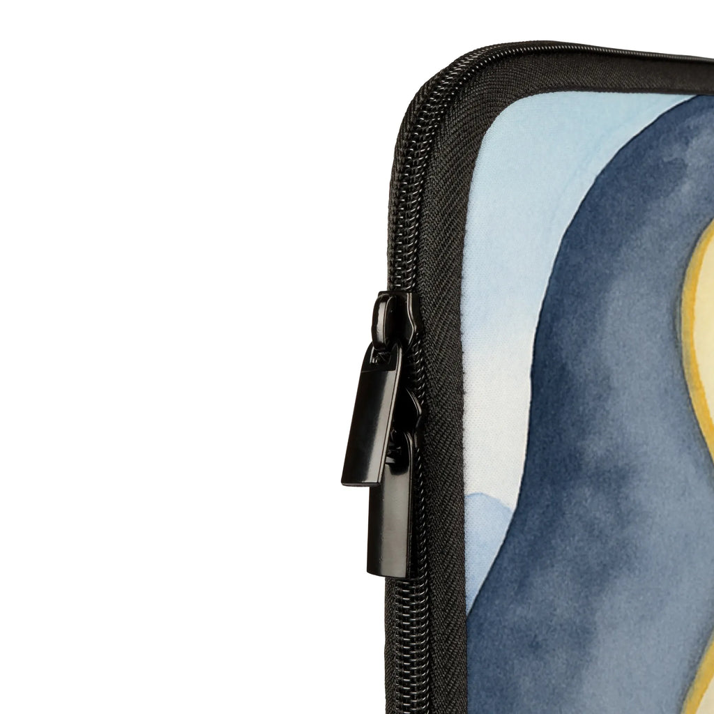 Notebook Tasche Pinguin umarmen Design