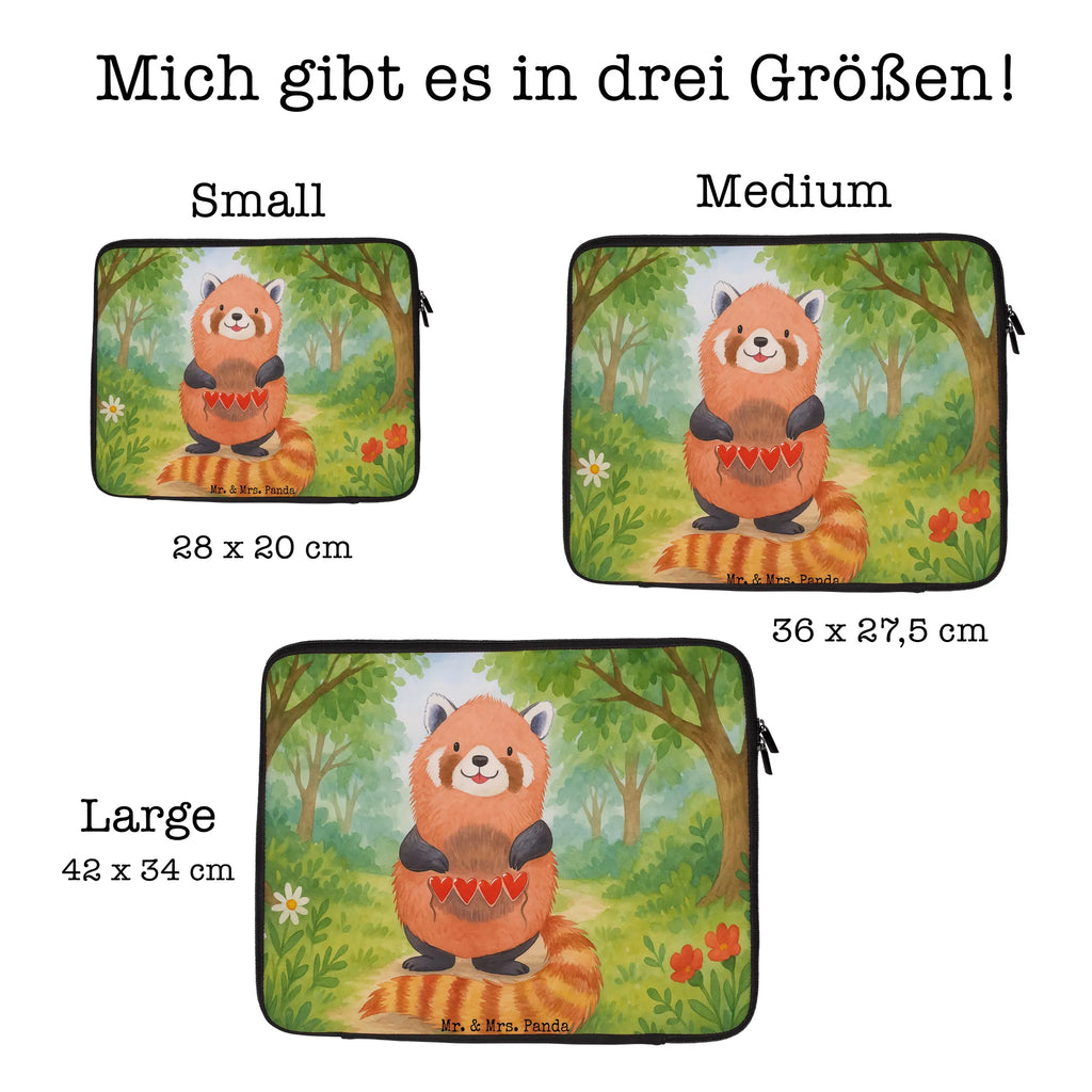 Notebook Tasche Roter Panda Design