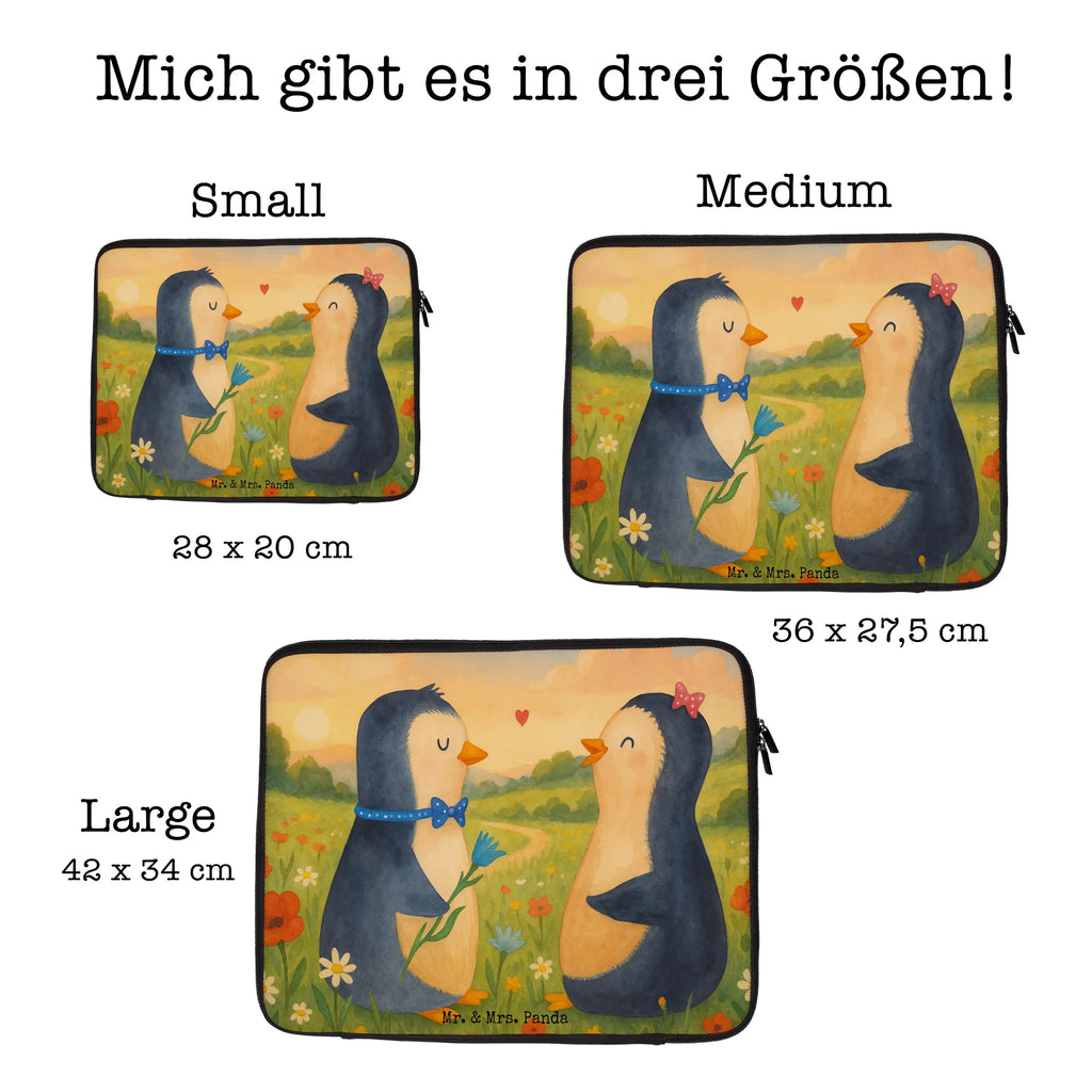 Notebook Tasche Pinguin Pärchen Design