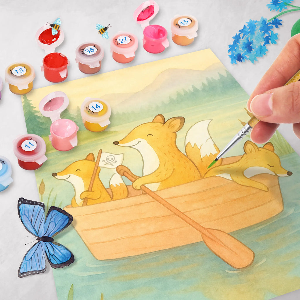 Malowanie według numerów lis Kajakarstwo Design Kunstwerk, Künstler, Bastelidee, Malen, Kreativität, Ausmalbild, DIY, Baseln, Malen nach Zahlen, Geschenk, Sport, Sportart, Hobby, Schenken, Danke, Dankeschön, Auszeichnung, Gewinn, Sportler, Paddeltour, Kanu Schule, Kanuverleih, Kanutour, Kanu fahren