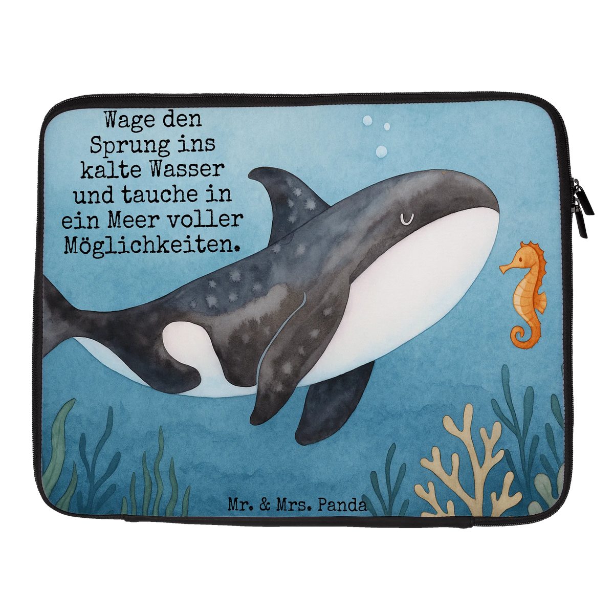 Notebook Tasche Orca Design Laptop-Case, Notebook Hülle, Laptophülle, Laptop Tasche, Hülle Laptop, Laptop Hülle, Schutzhülle Laptop, Laptop-Hülle, Notebook Case, Notebook-Case, Notebook-Sleeve, Laptop-Sleeve, Laptop Sleeve, Notebooktasche, Computertasche, Notebook Sleeve, Notebook Tasche, Tasche Laptop, Schutzhülle Notebook, Notebookhülle, Laptoptasche, Laptop Case, Meer, Meerestiere, Urlaub, Neustart, Selbstliebe, Orcas, Wal, Startup, Arbeit, Motivation, Büro, Killerwal, Möglichkeiten, Orca