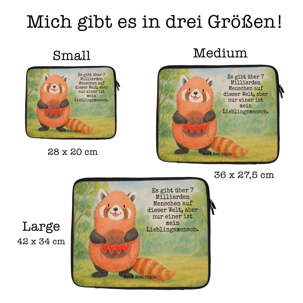 Notebook Tasche Roter Panda Design