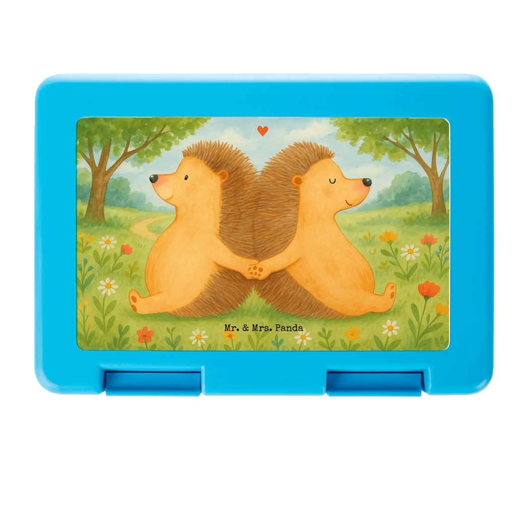 Brotdose Igel händchenhaltend Design