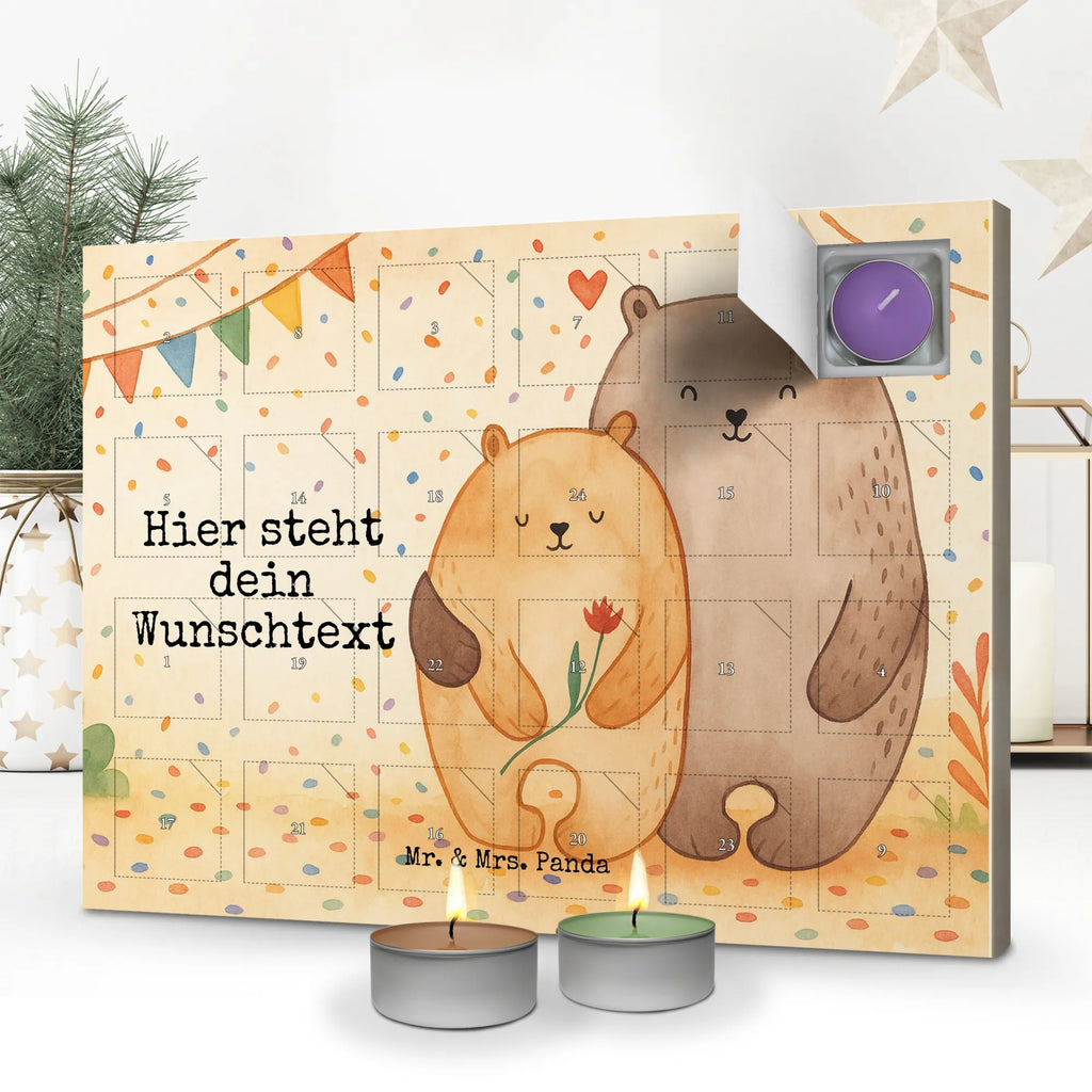 Personalisierter Duftkerzen Adventskalender Bären Liebe Design Personalisierter Duftkerzen Adventskalender, Freundin, Freund, Liebe, Liebesgeschenk, Jahrestag, Verlobung, Partner, Ehemann, Ehefrau, Heiraten, Heiratsantrag, Hocheitstag, Bär, Geschenk Hochzeit, Geschenk Freundin, Bären, Verheiratet, Hochzeitstag, Verliebt, Verlobt, Liebesbeweis, Geschenk Freund, Bärchen